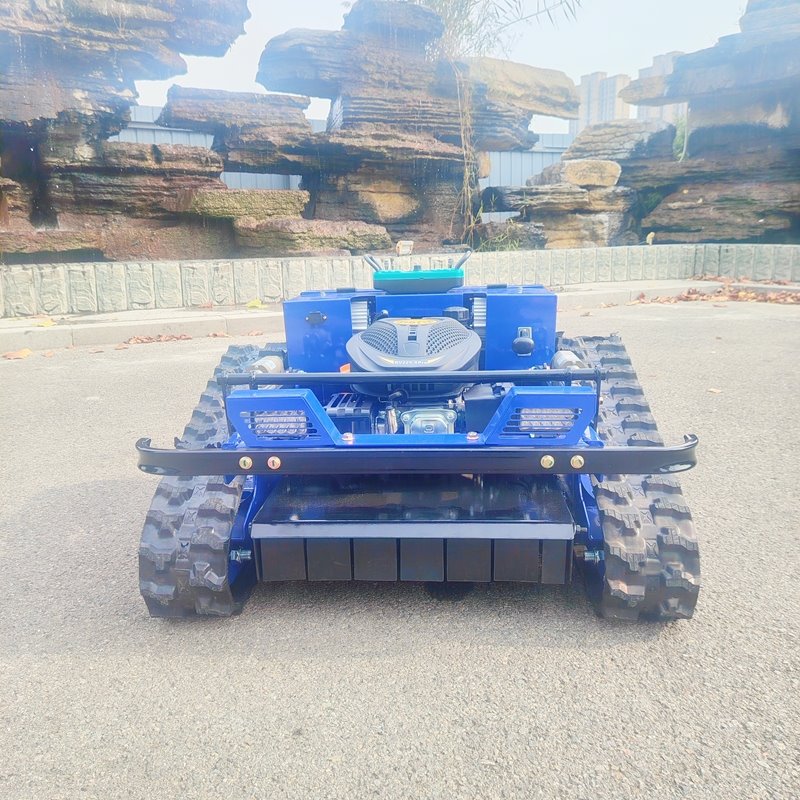Mini mașină de tuns iarba pe șenile